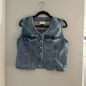 Blue Denim Vest ( Universal thread)